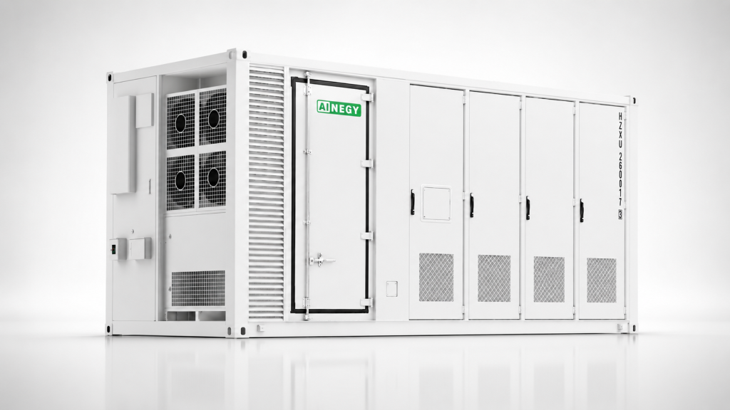 AINEGY configured containerized hybrid BESS