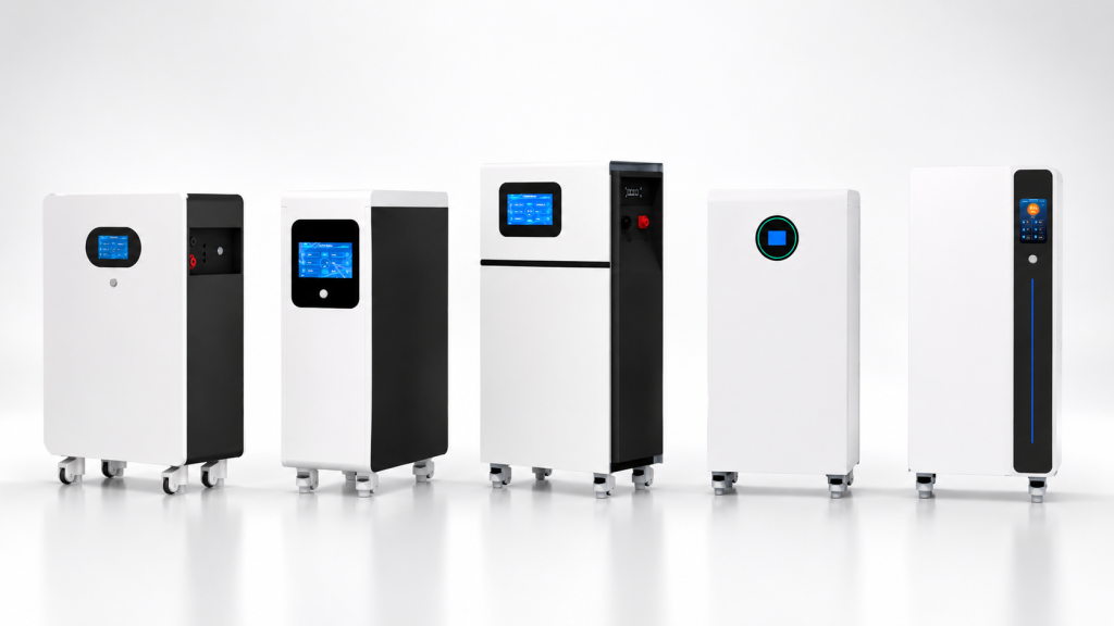 51.2V 314Ah floor-standing home battery with selected housing design options