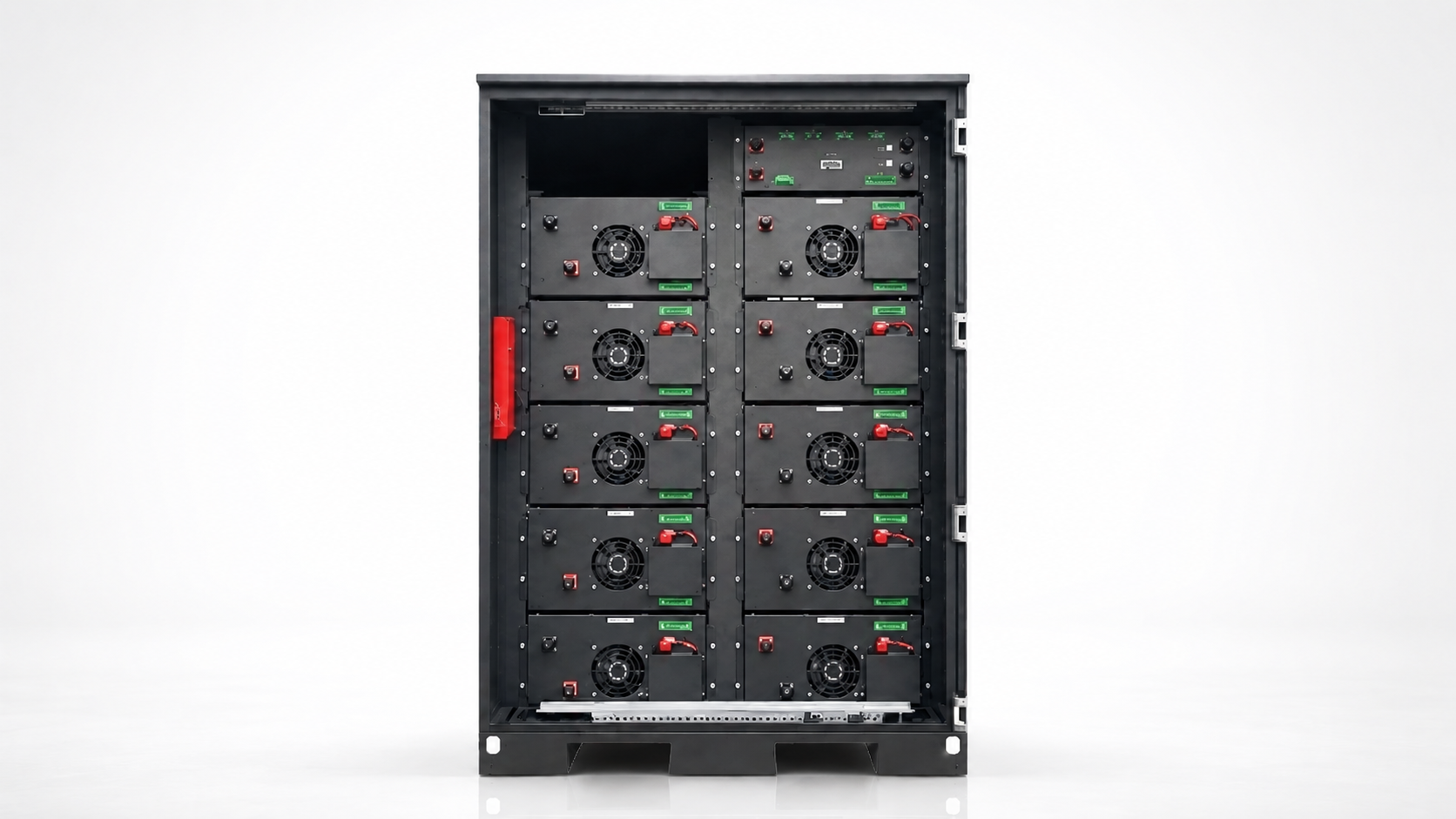64V206Ah air-cooled LiFePO4 battery cabinet IP20