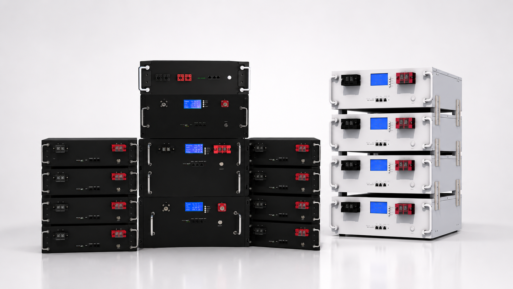 AINEGY rack-mounted LiFePO4 battery for expandable residential energy storage