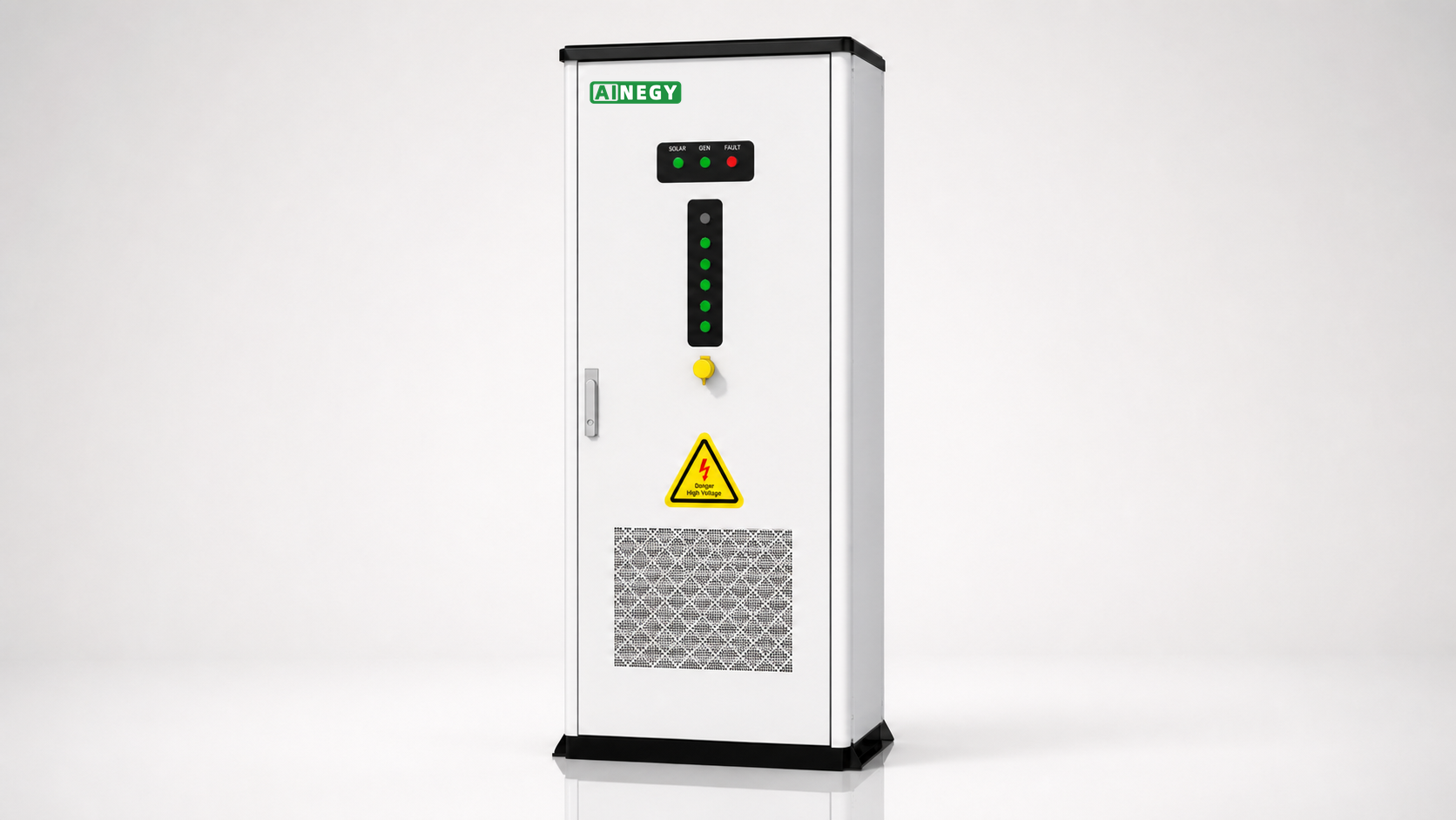 Air-cooled solar diesel BESS cabinet, 25kW 52kWh and 30kW 65kWh