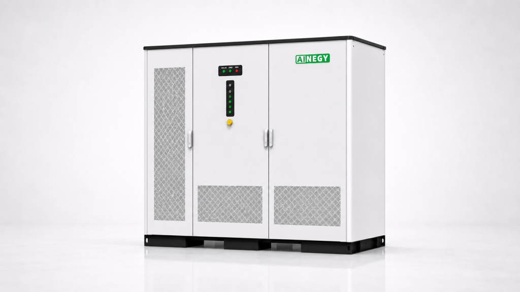 AINEGY 250 kW 520 kWh PVDG BESS cabinet