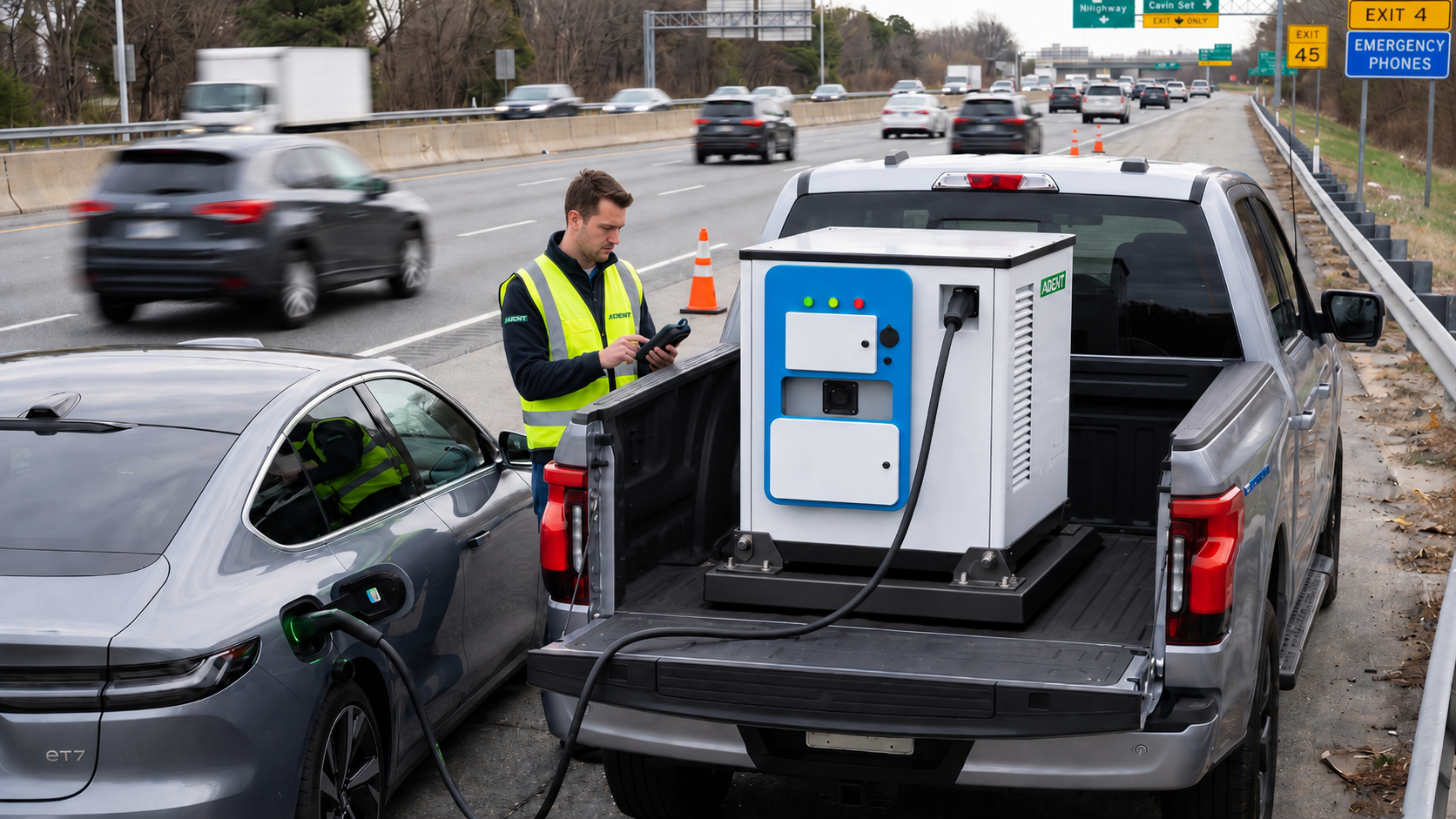 DC-coupled EV charger applications for commercial charging stations parking lots industrial parks and fleet charging sites
