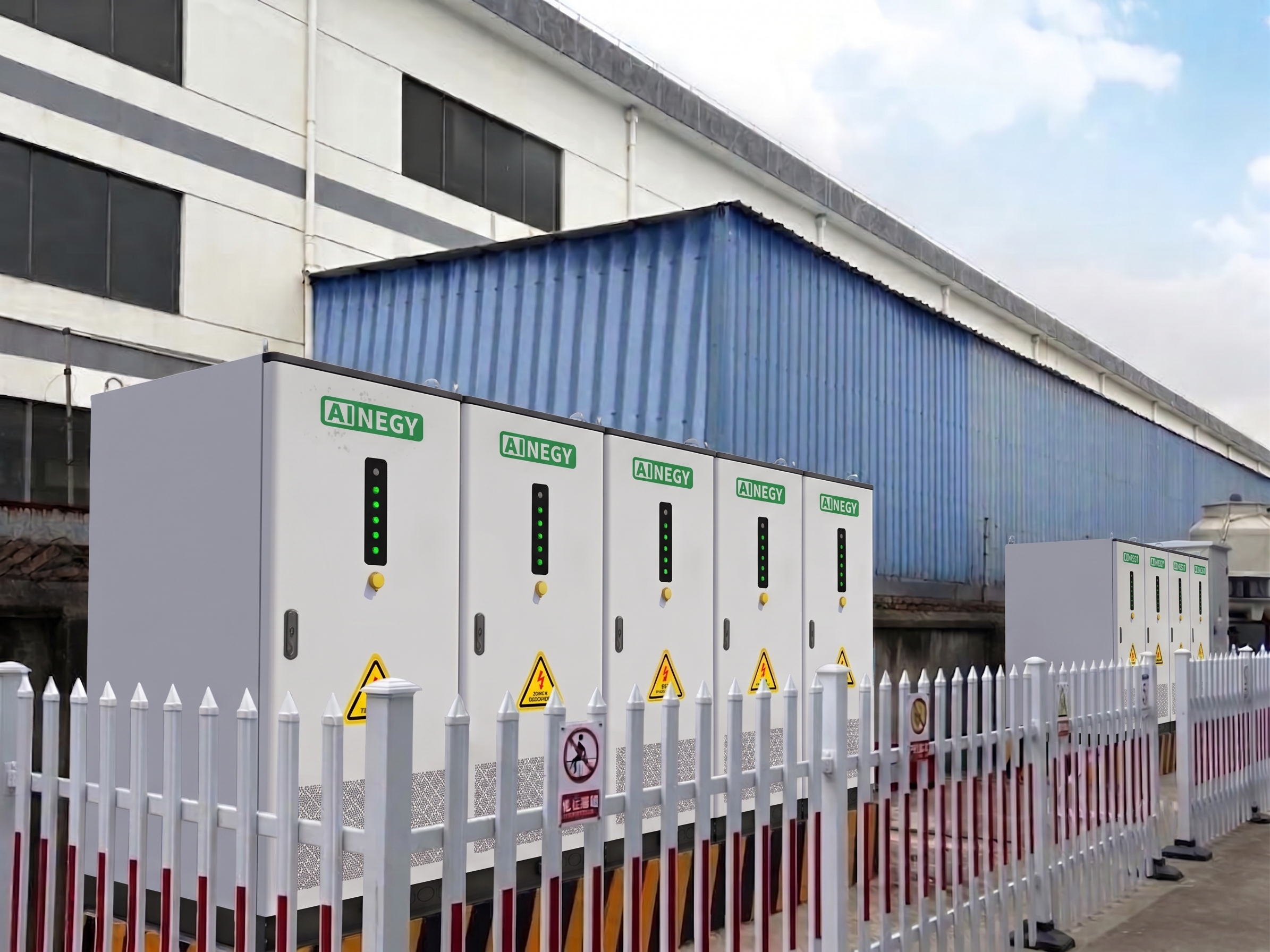 AINEGY grid-tied ESS cabinet applications