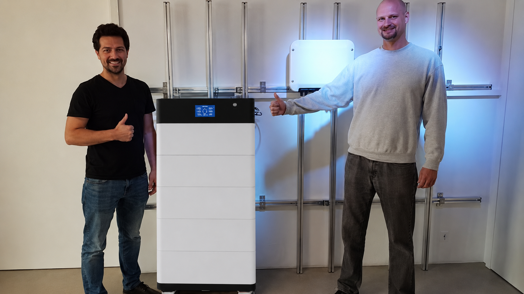 AINEGY Stackable Home Battery System for modular residential solar storage, backup power and inverter-compatible energy storage