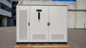 AINEGY extended-capacity liquid-cooled Solar Diesel Hybrid Microgrid BESS Cabinet real product image for C&I hybrid energy storage and backup power projects