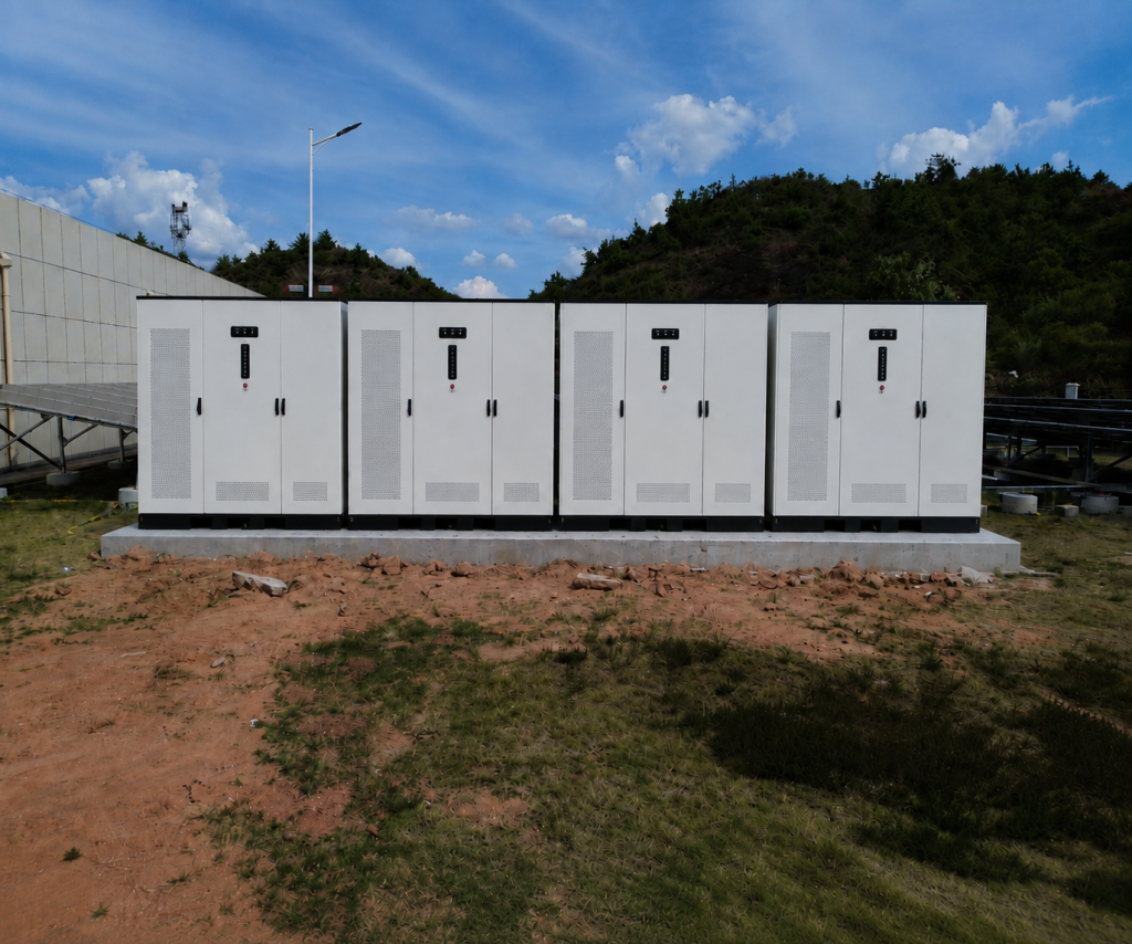 AINEGY 250kW 522kWh Extended-Capacity Solar Diesel Hybrid Microgrid BESS Cabinet applications for islands gas stations factories supermarkets PV generation and C&I backup power projects