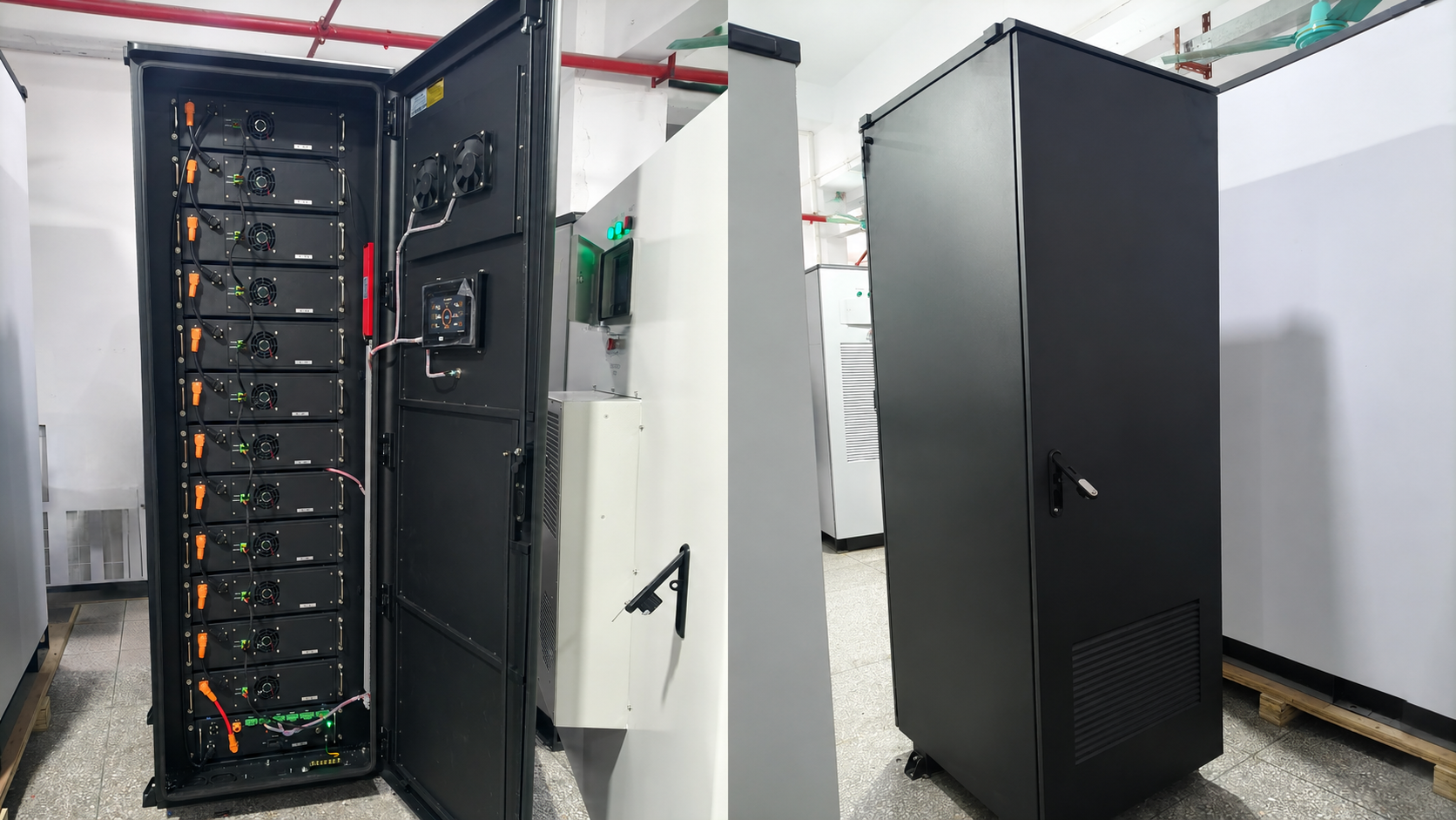 AINEGY 51.2V314Ah air-cooled LiFePO4 battery cabinet IP54 thumbnail 3