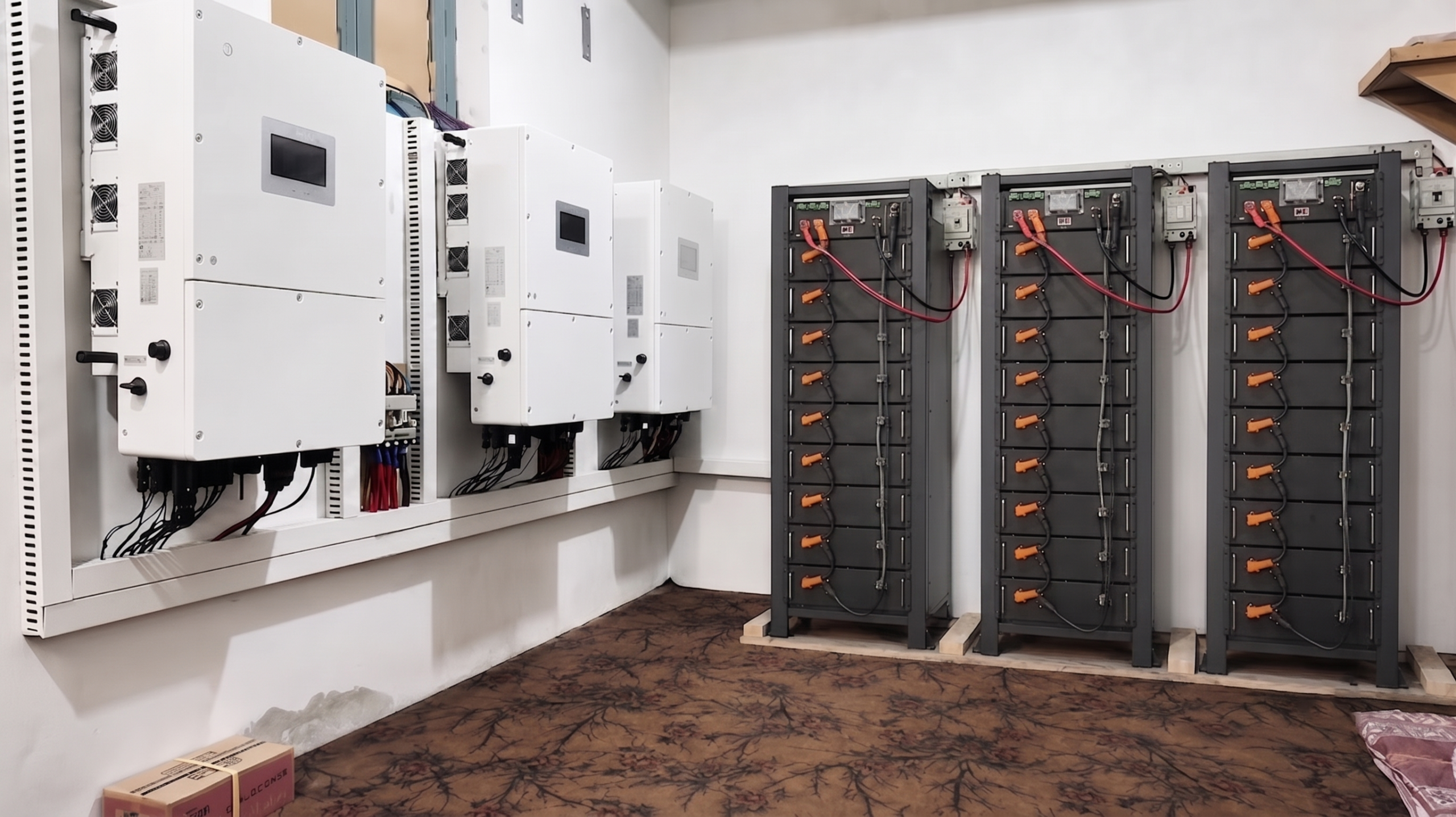 AINEGY 64V206Ah air-cooled LiFePO4 battery cabinet applications for commercial and industrial energy storage systems
