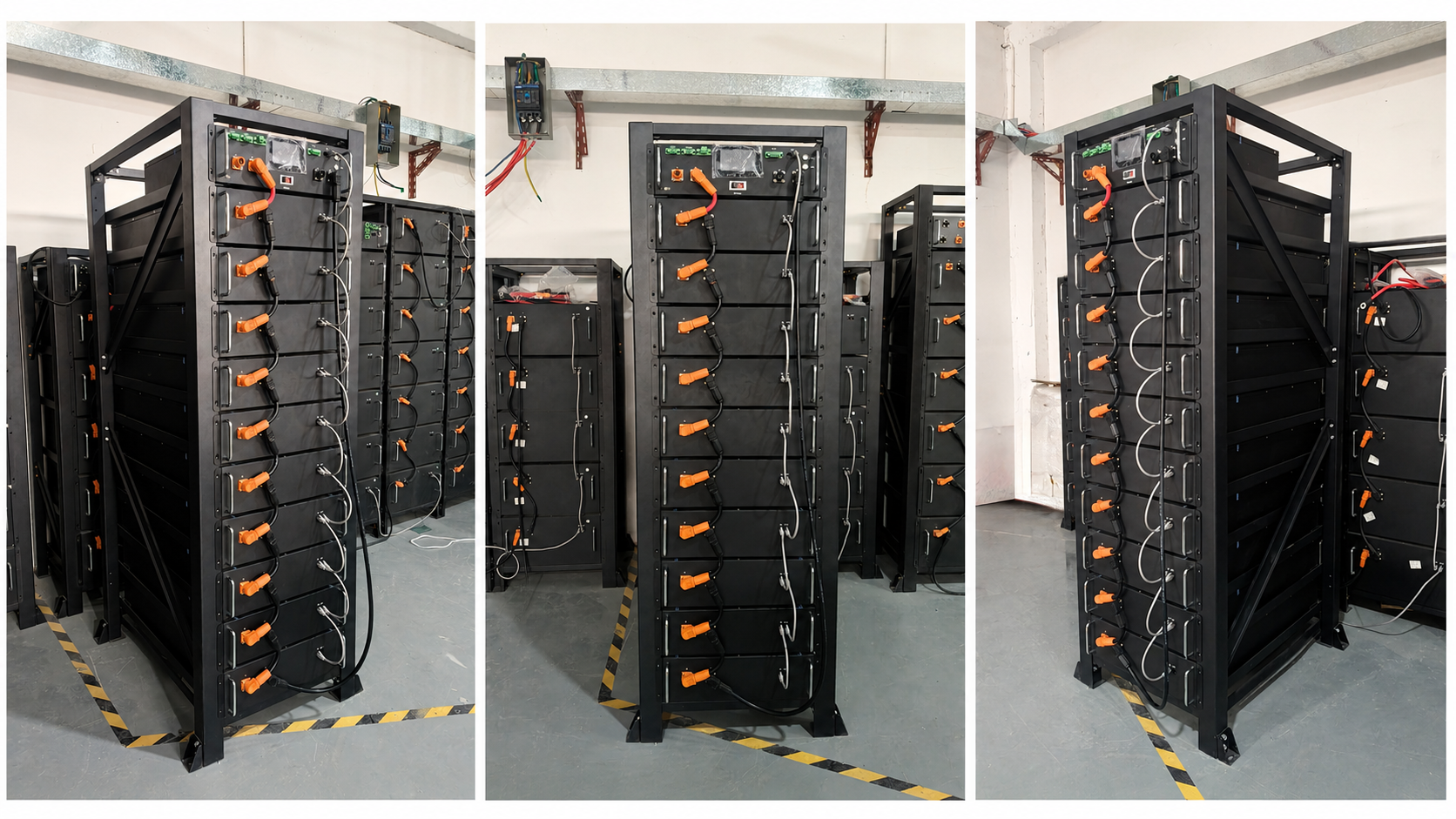64V206Ah air-cooled LiFePO4 battery cabinet thumbnail 3