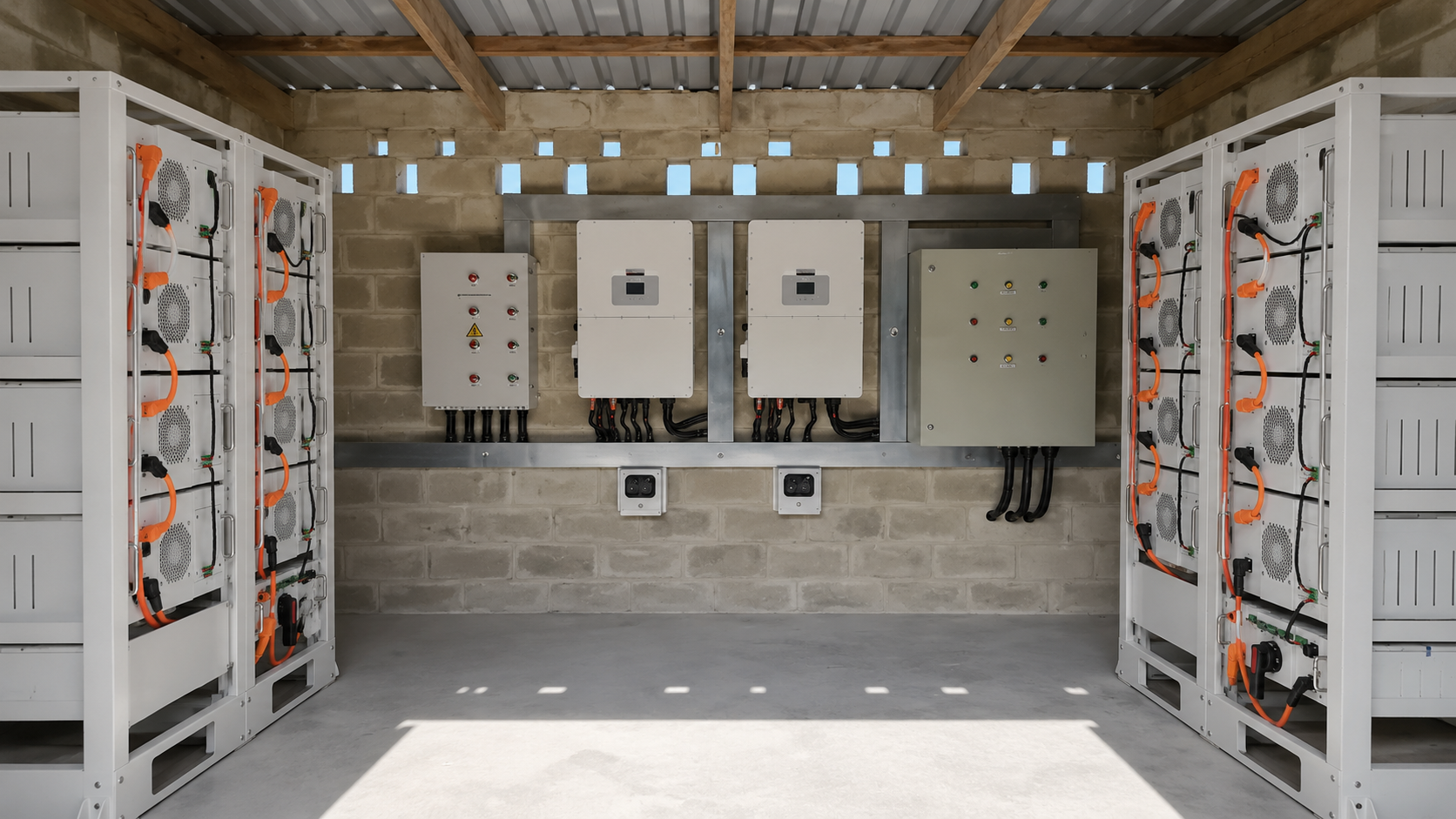 AINEGY 64V314Ah air-cooled LiFePO4 battery cabinet applications for commercial and industrial energy storage systems