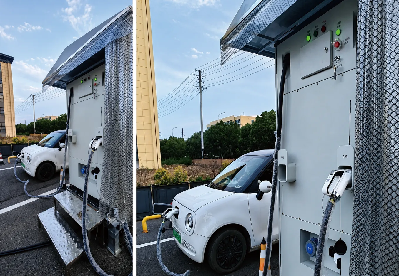AINEGY battery-buffered EV charging energy storage project