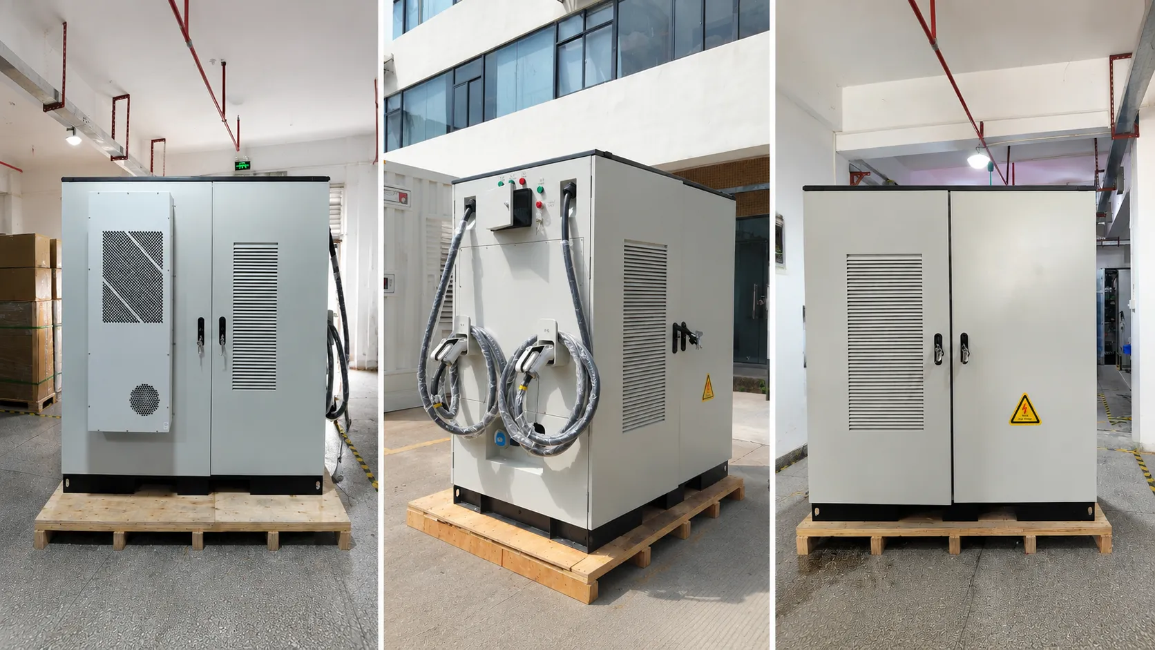 AINEGY 0.5C DC-Coupled PV Storage Charging Cabinet real product photo 01