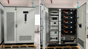 AINEGY high-power liquid-cooled Solar Diesel Hybrid Microgrid BESS Cabinet real product image for commercial and industrial microgrid and backup power projects thumbnail