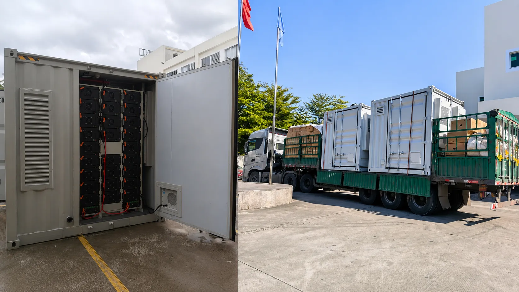AINEGY 250kW 522kWh containerized BESS for PV battery grid diesel generator hybrid microgrid applications