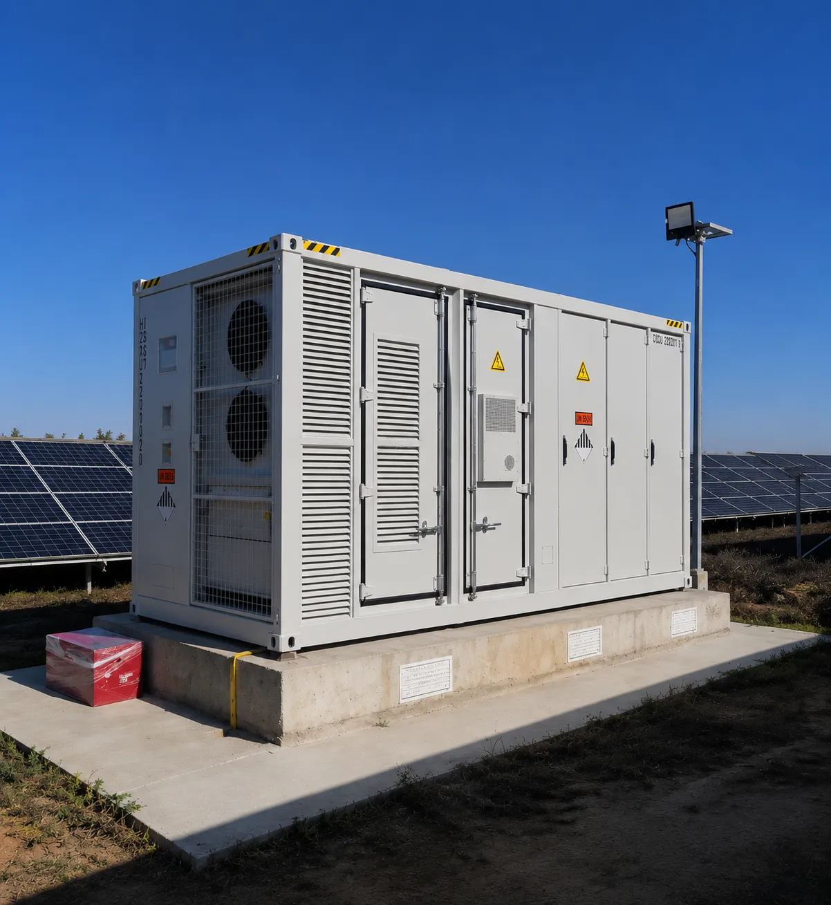 AINEGY solar diesel hybrid energy storage project image