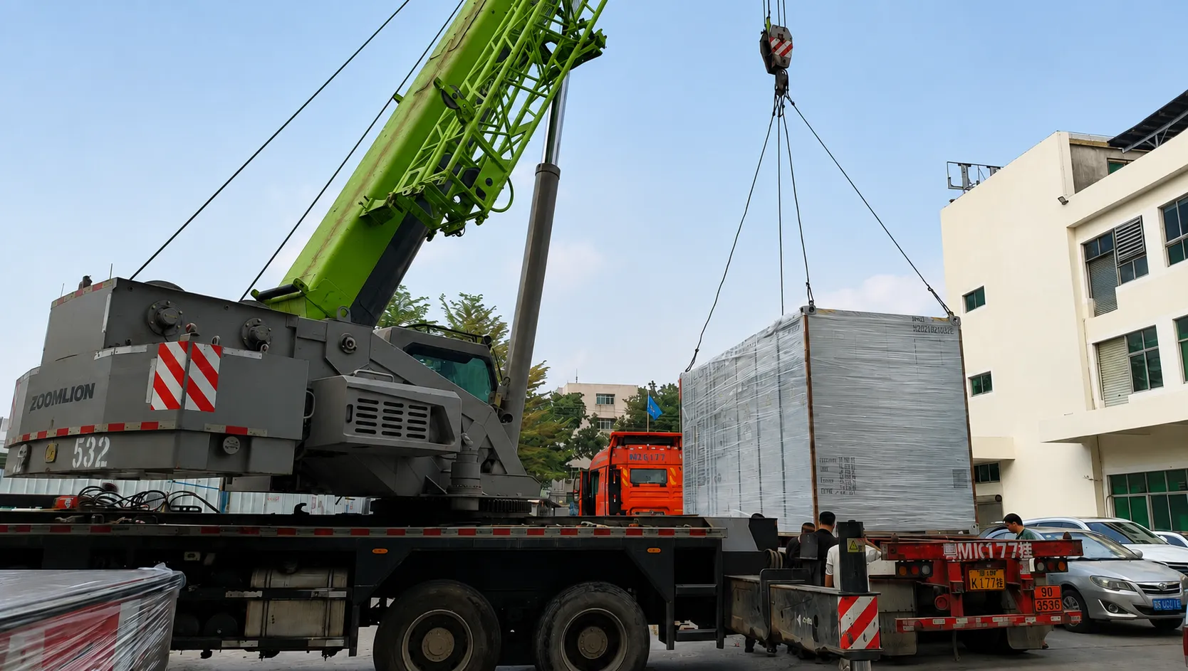 AINEGY 500kW to 1MW Solar-Diesel BESS Container Series packaging and international project delivery