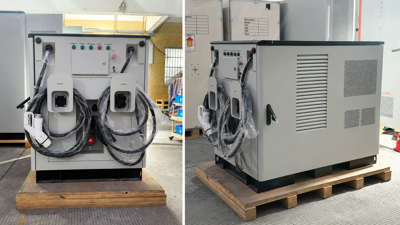 AINEGY 1C EV Fast Charger BESS Cabinet production and system integration thumbnail
