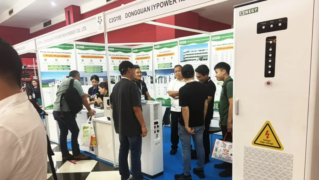 AINEGY Debuts Solar-Diesel BESS at IIW Indonesia 2026