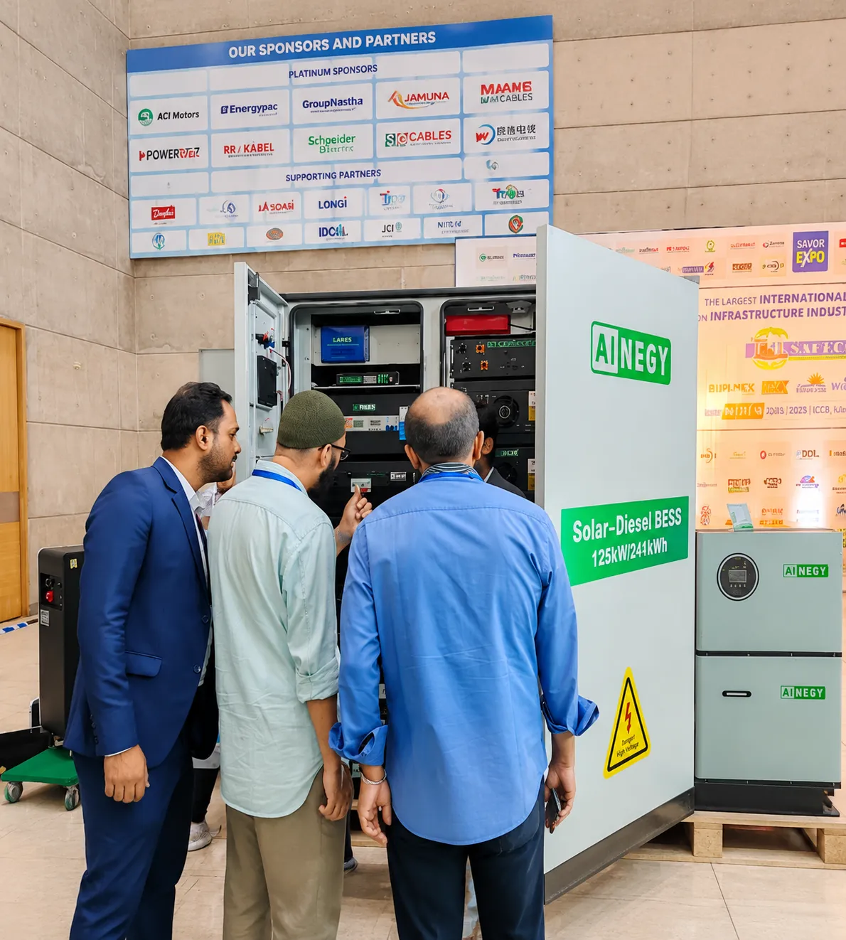 AINEGY exhibition in Europe