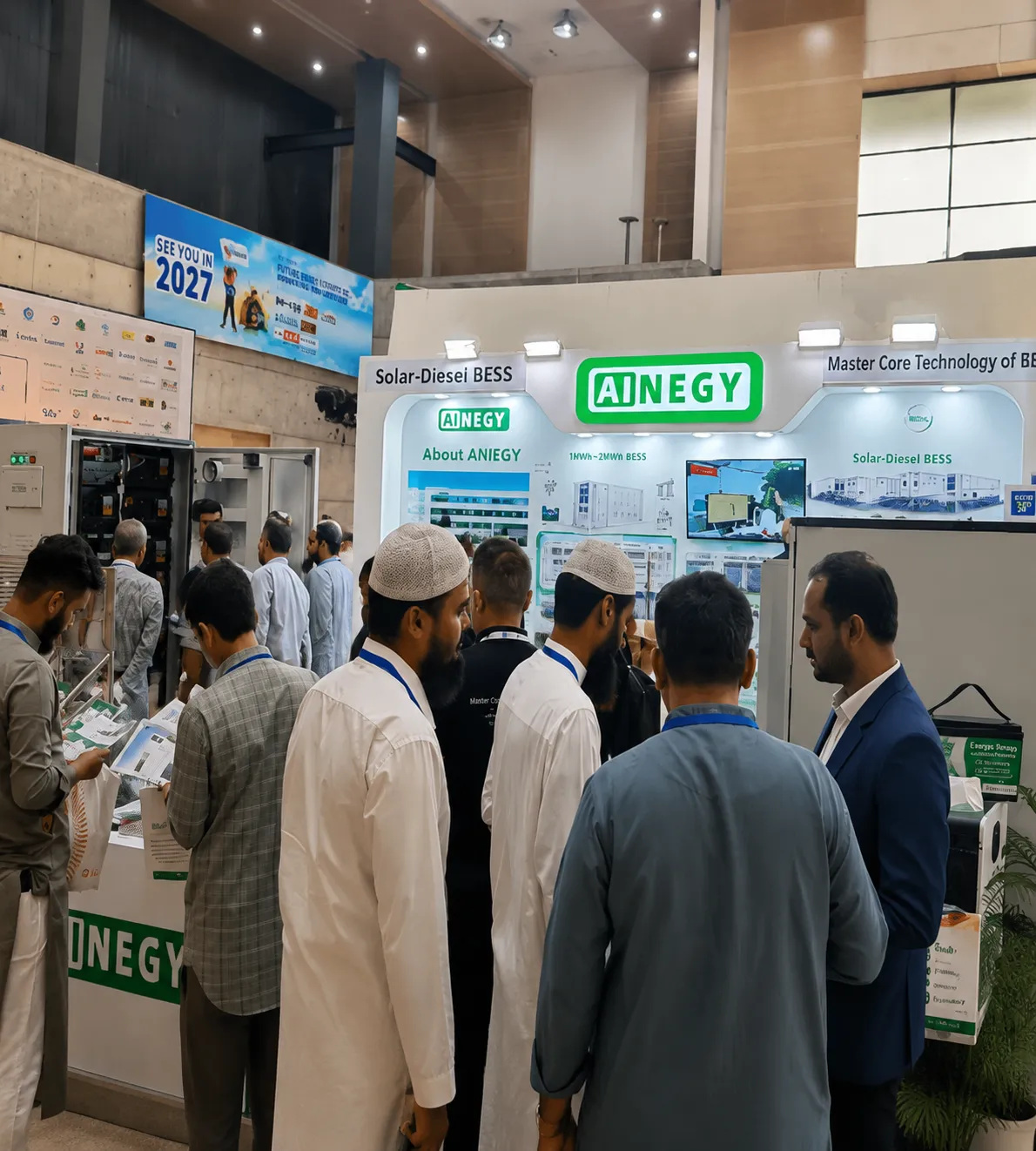 AINEGY exhibition in the Middle East