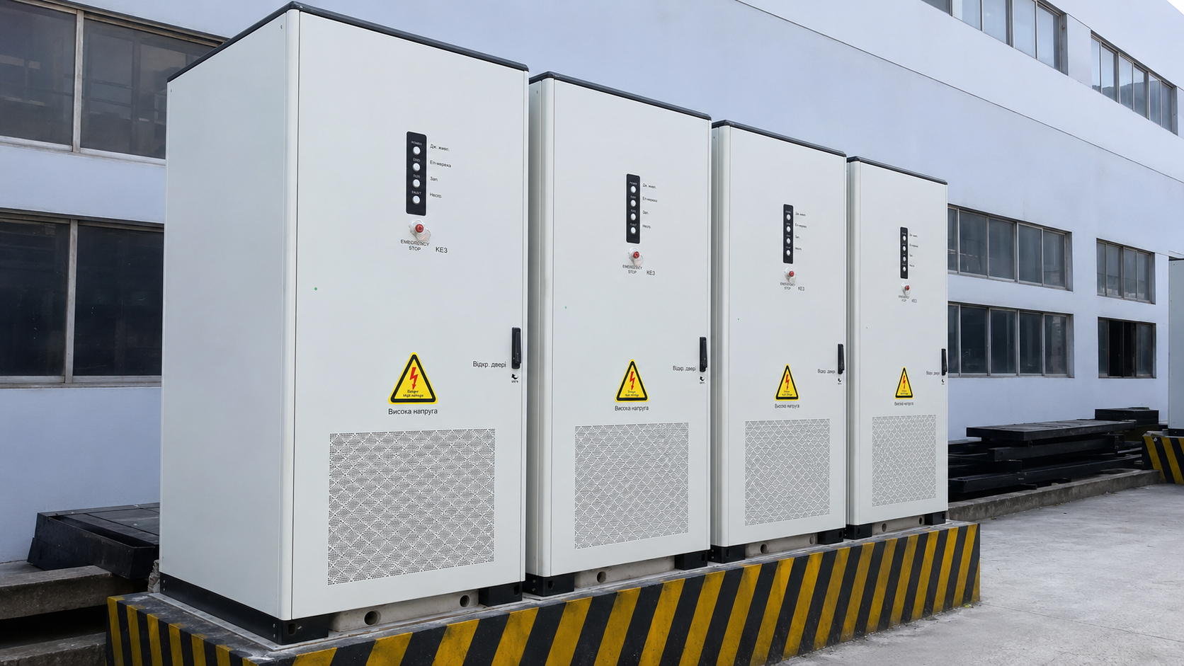 AINEGY On-grid BESS Cabinet / Liquid Cooling applications for factory commercial building gas station industrial park and grid-tied energy storage projects