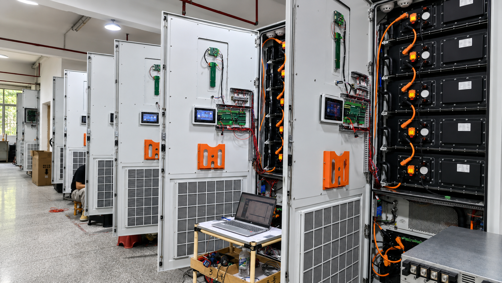 AINEGY On-grid BESS Cabinet / Liquid Cooling product image for commercial and industrial grid-tied energy storage applications