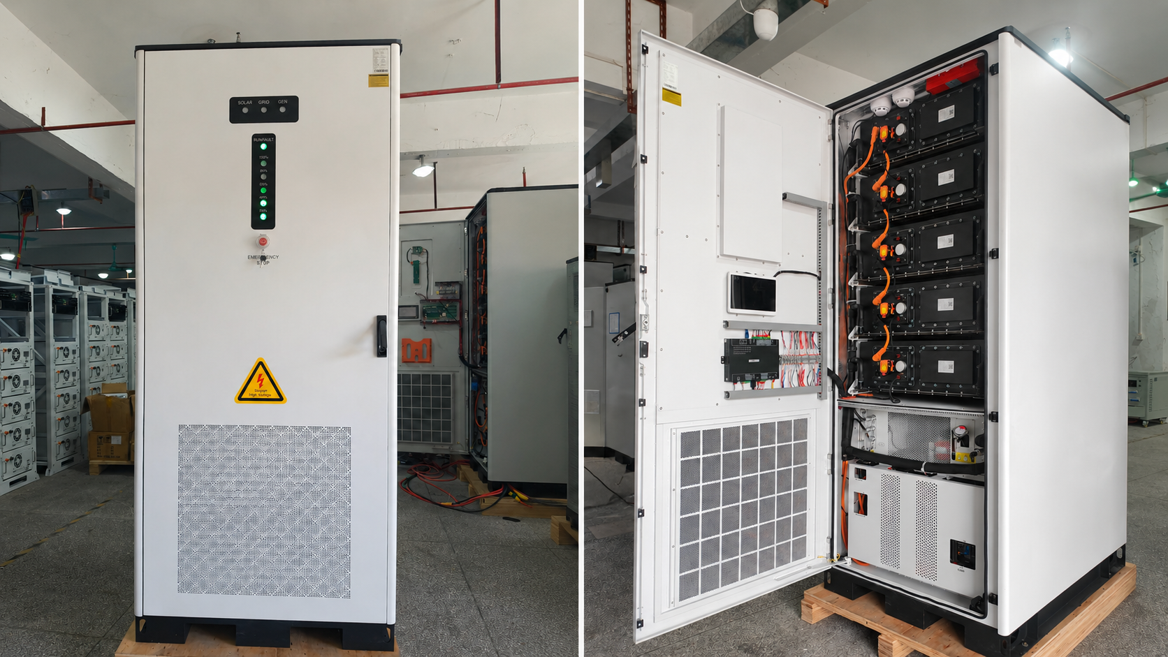 AINEGY 250kW 522kWh On-grid Solar BESS Cabinet Liquid Cooling product image