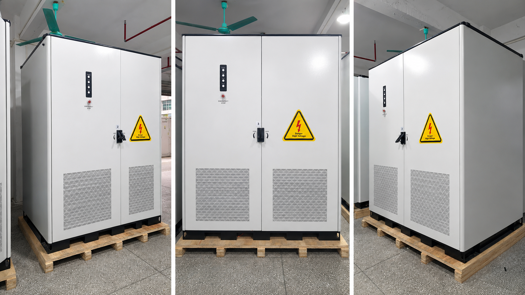 AINEGY PCS-integrated Off-grid BESS Cabinet / Liquid Cooling production photo with LiFePO4 battery BMS built-in PCS and liquid cooling